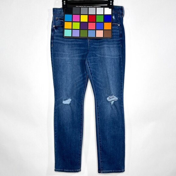 Old Navy High Rise Power Slim Straight Secret Slim Pockets Jeans Size 14 - Picture 12 of 12